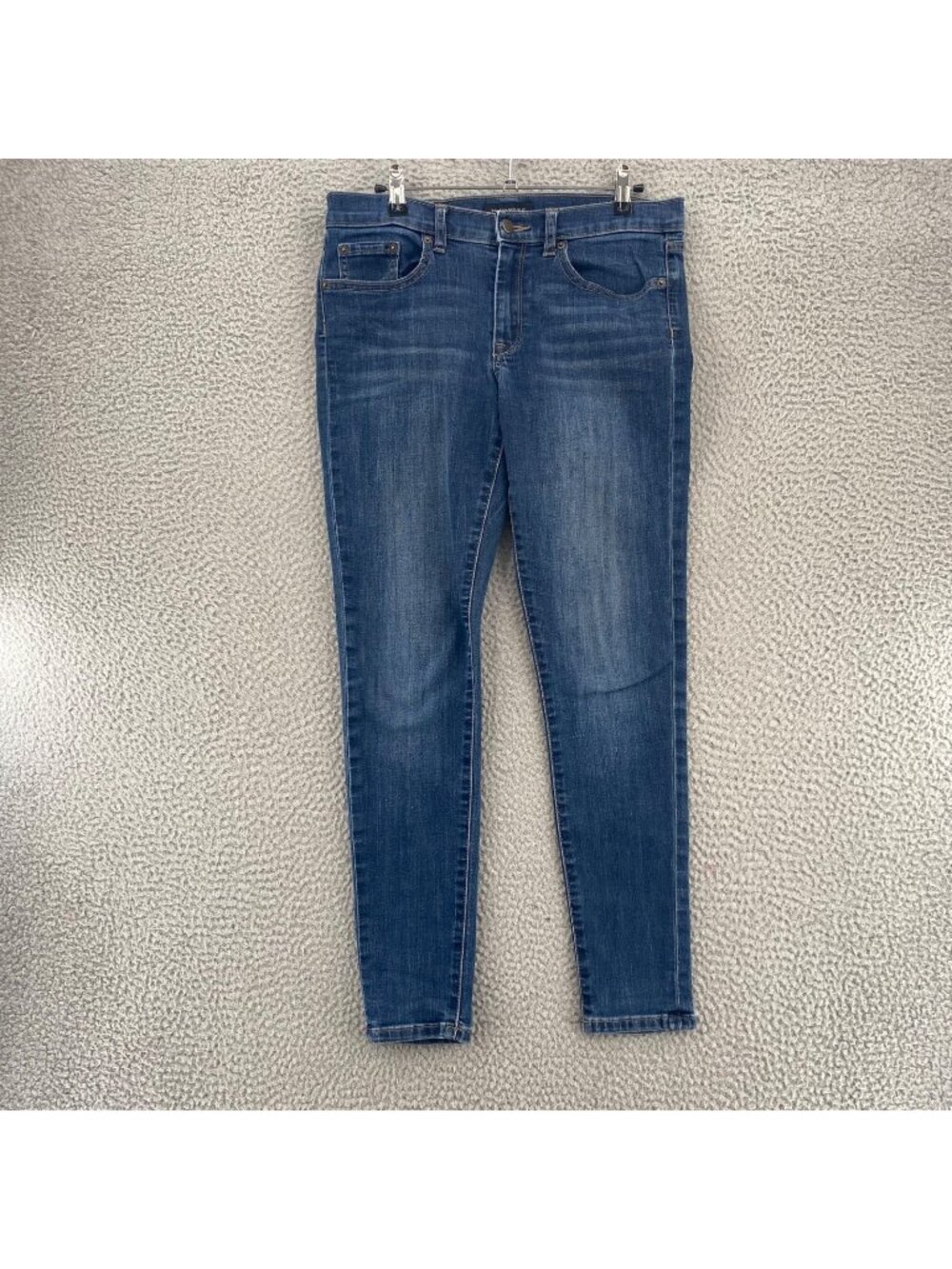 Banana Republic Jeans Womens 8 Blue Denim Skinny Mid Rise Ankle Stretch Pockets